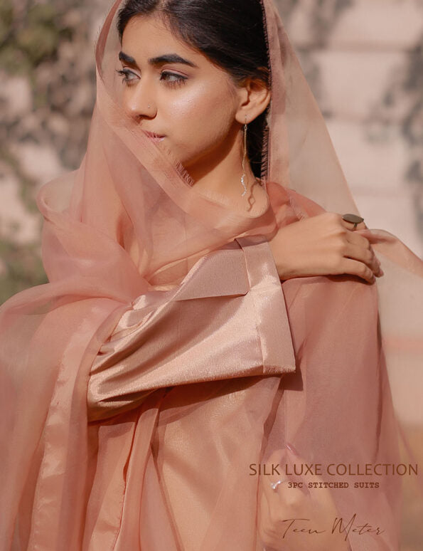 3PC SILK LUXE COLLECTION BEIGE