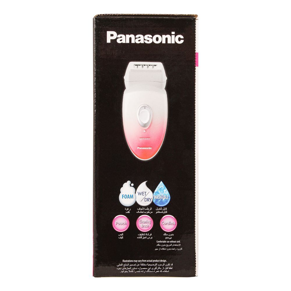 Panasonic 3 in 1 Wet and Dry Hair Removing Epilator ES-EU20-P