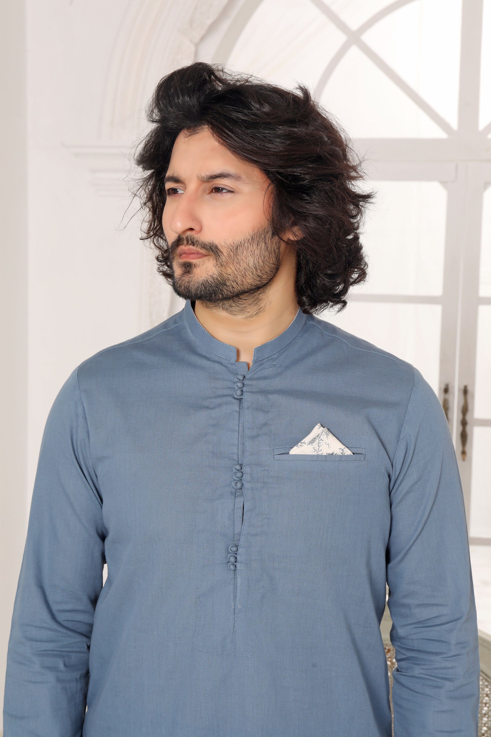 SKY BLUE KURTA PAJAMA