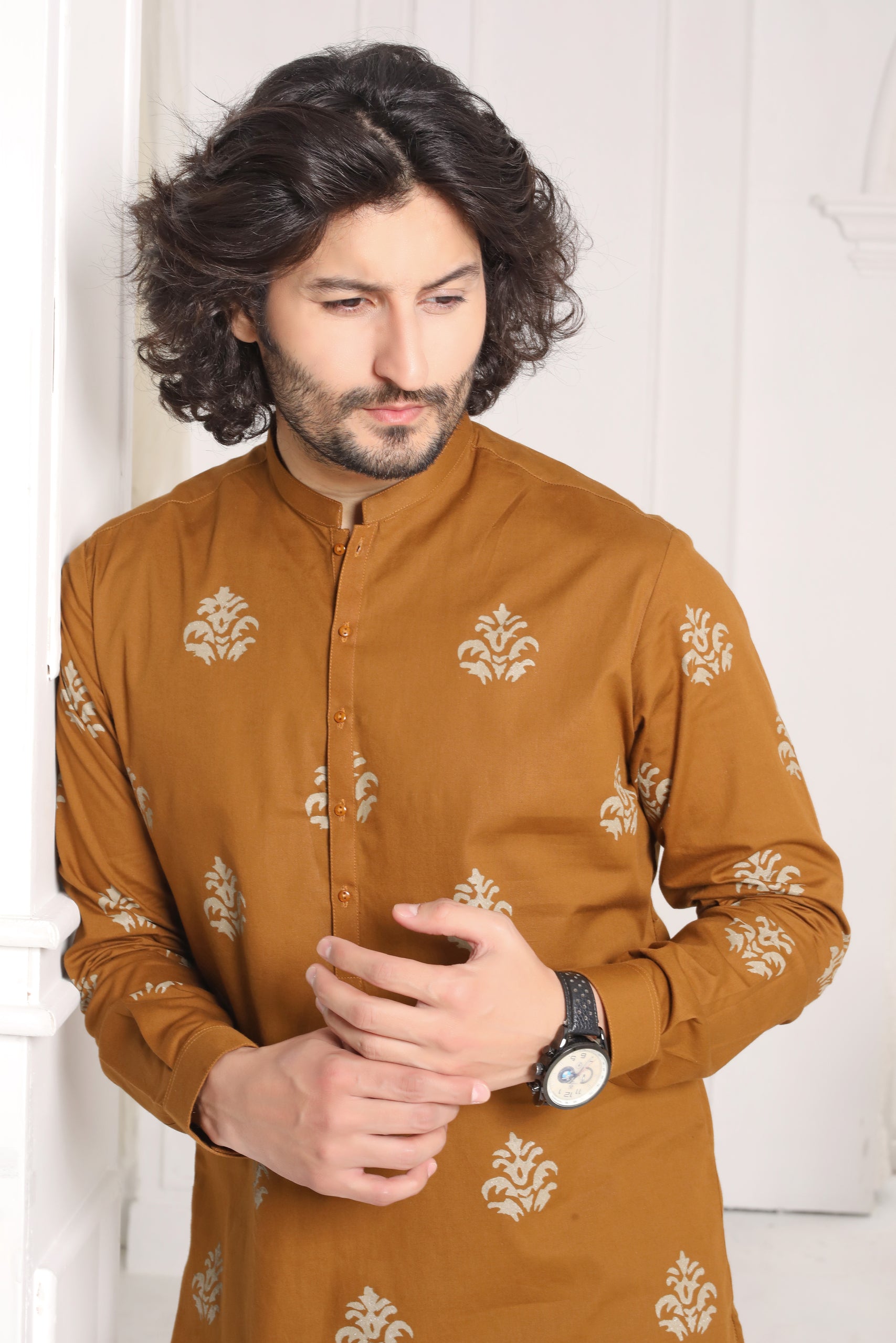 GOLDEN KURTA PAJAMA