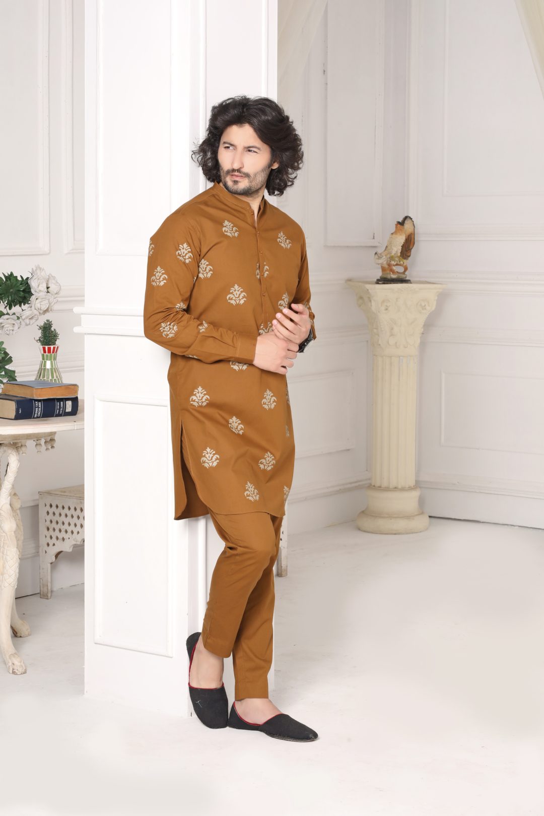 GOLDEN KURTA PAJAMA