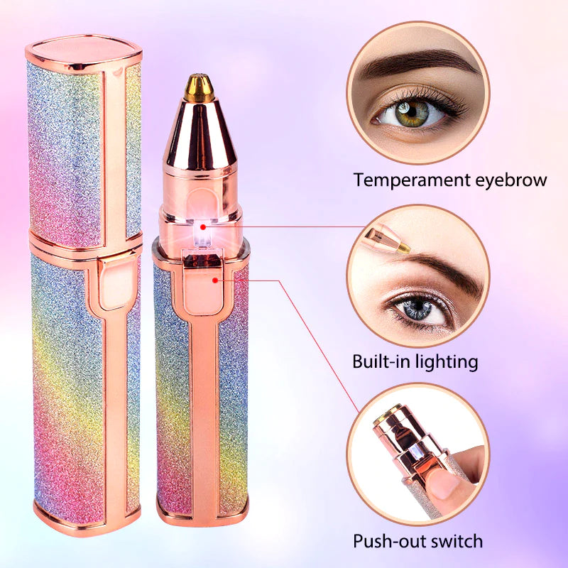 2in1 Electric Rechargeable Hair Remover Trimmer For Women