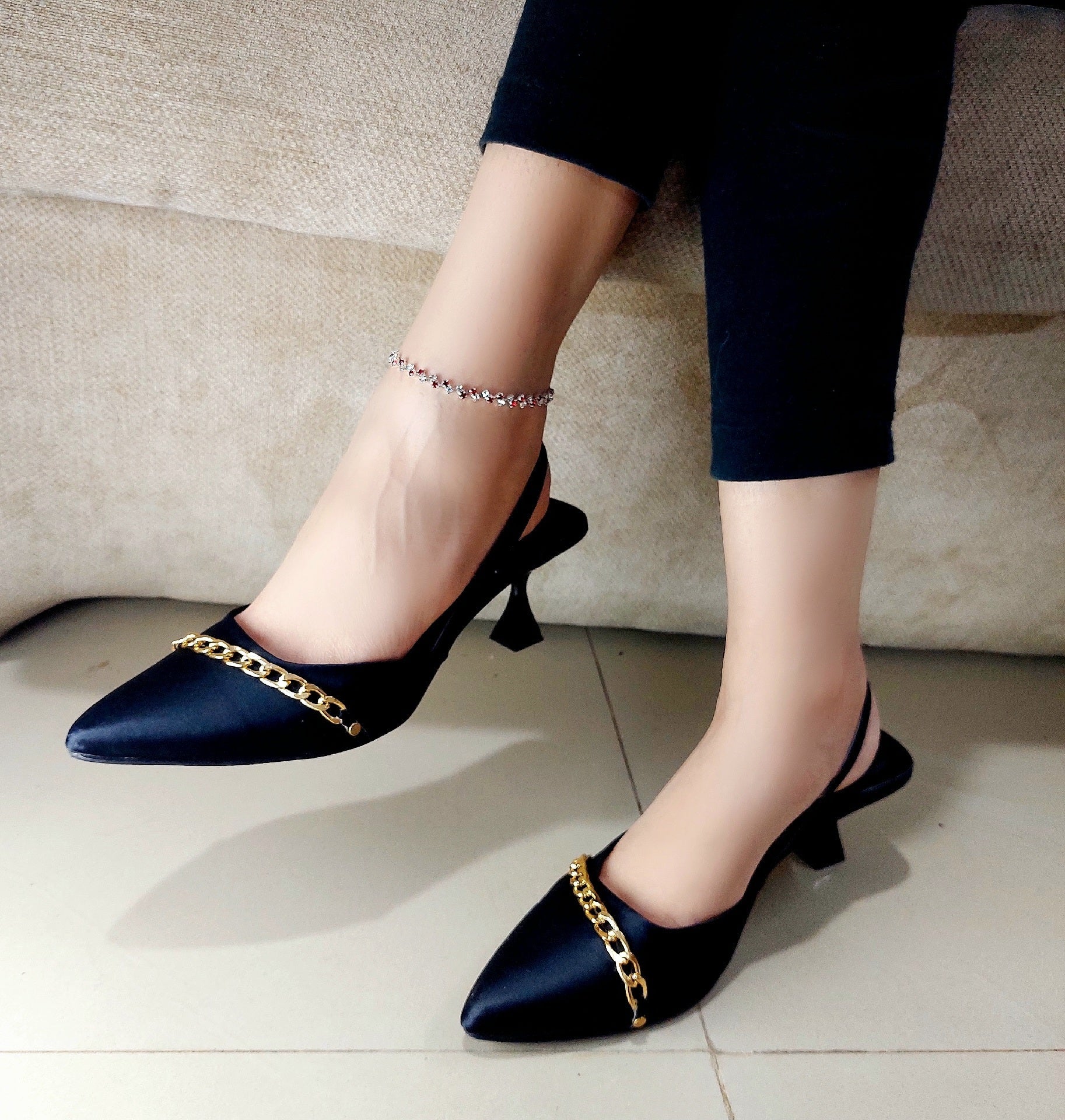 Slingchain Heels