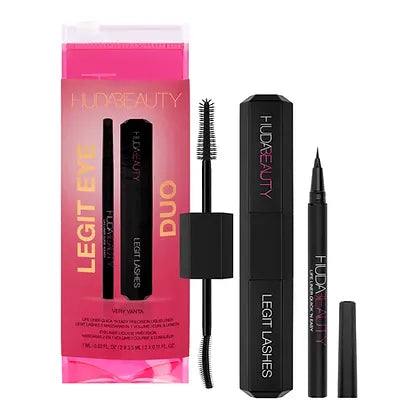 Huda Beauty Legit Eye Duo Set Mascara plus Eye Liner