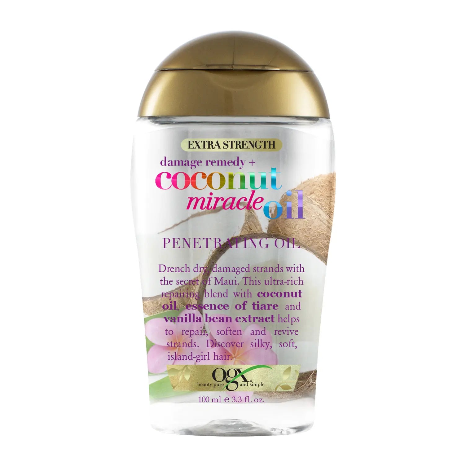 Extra Strength Coconut Miracle Oil by Ogx 100ml