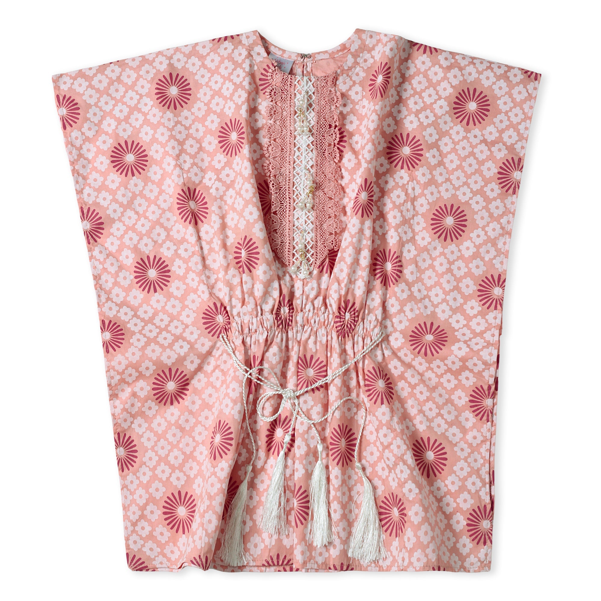 PINK SUMMER GIRLS KAFTAN