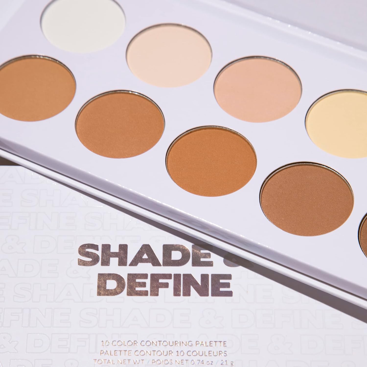 BH Studio Pro Cosmetics Bra Shade and Define - Contouring Palette with 10 Colours