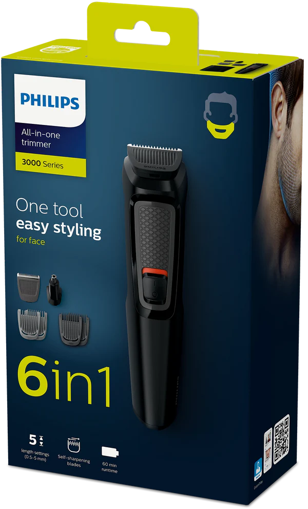 Philips Trimmer Multigroom Series 3000 6-in-1 MG3710/15
