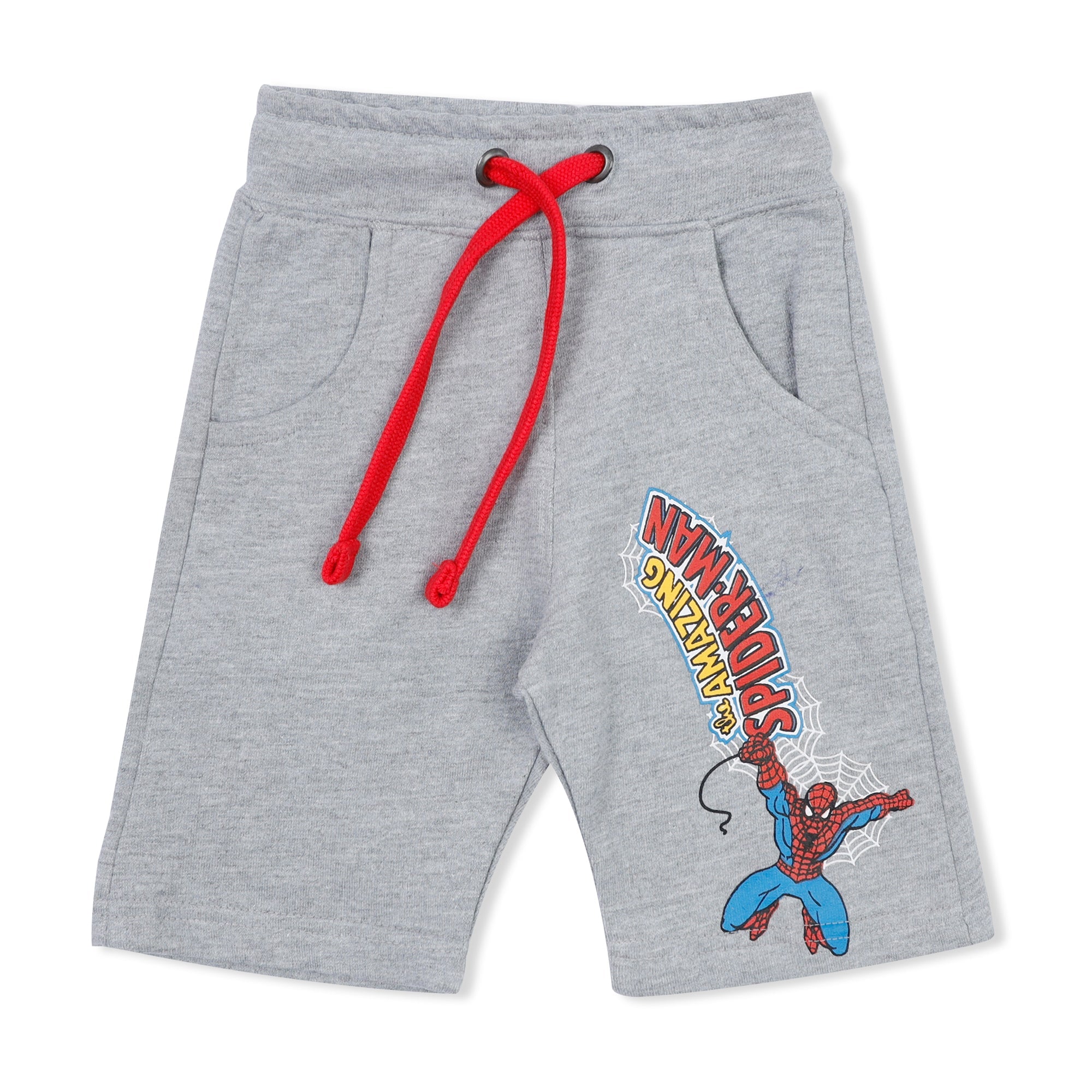 Grey Spider Man Shorts