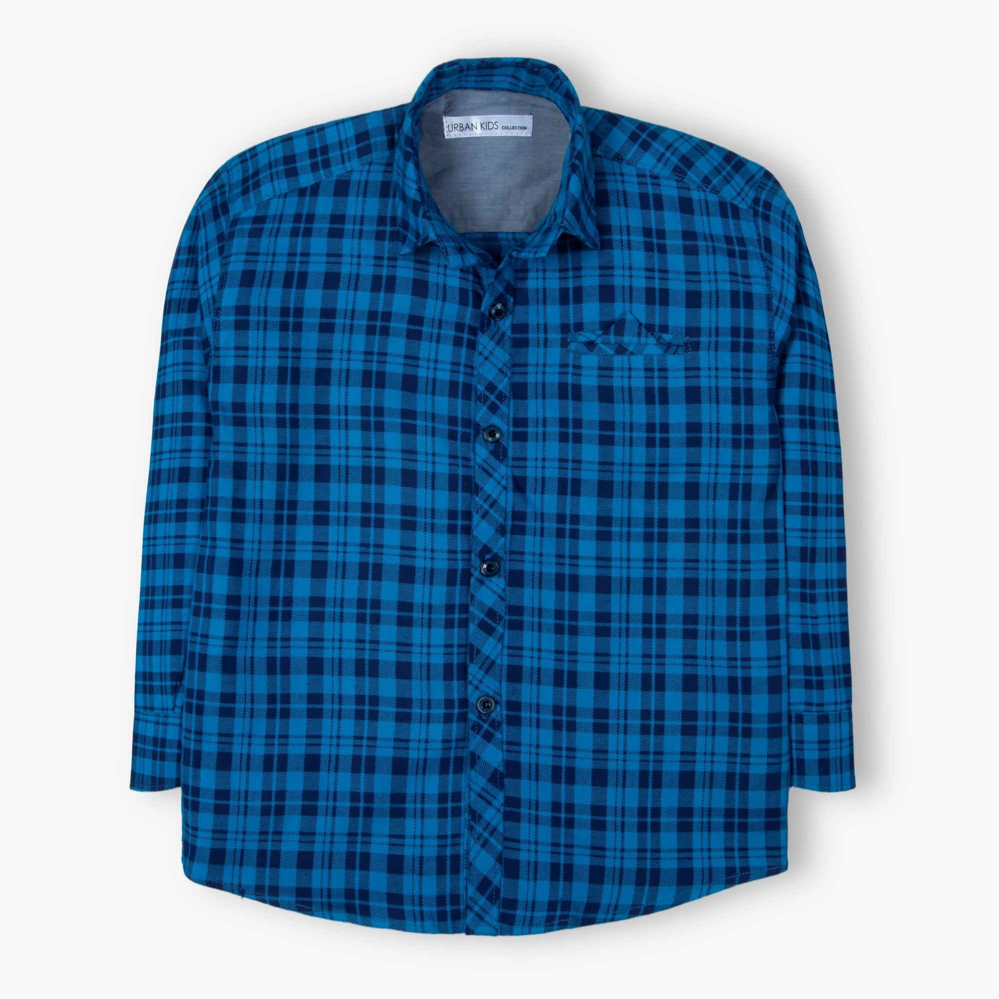 Blue Check  Shirt