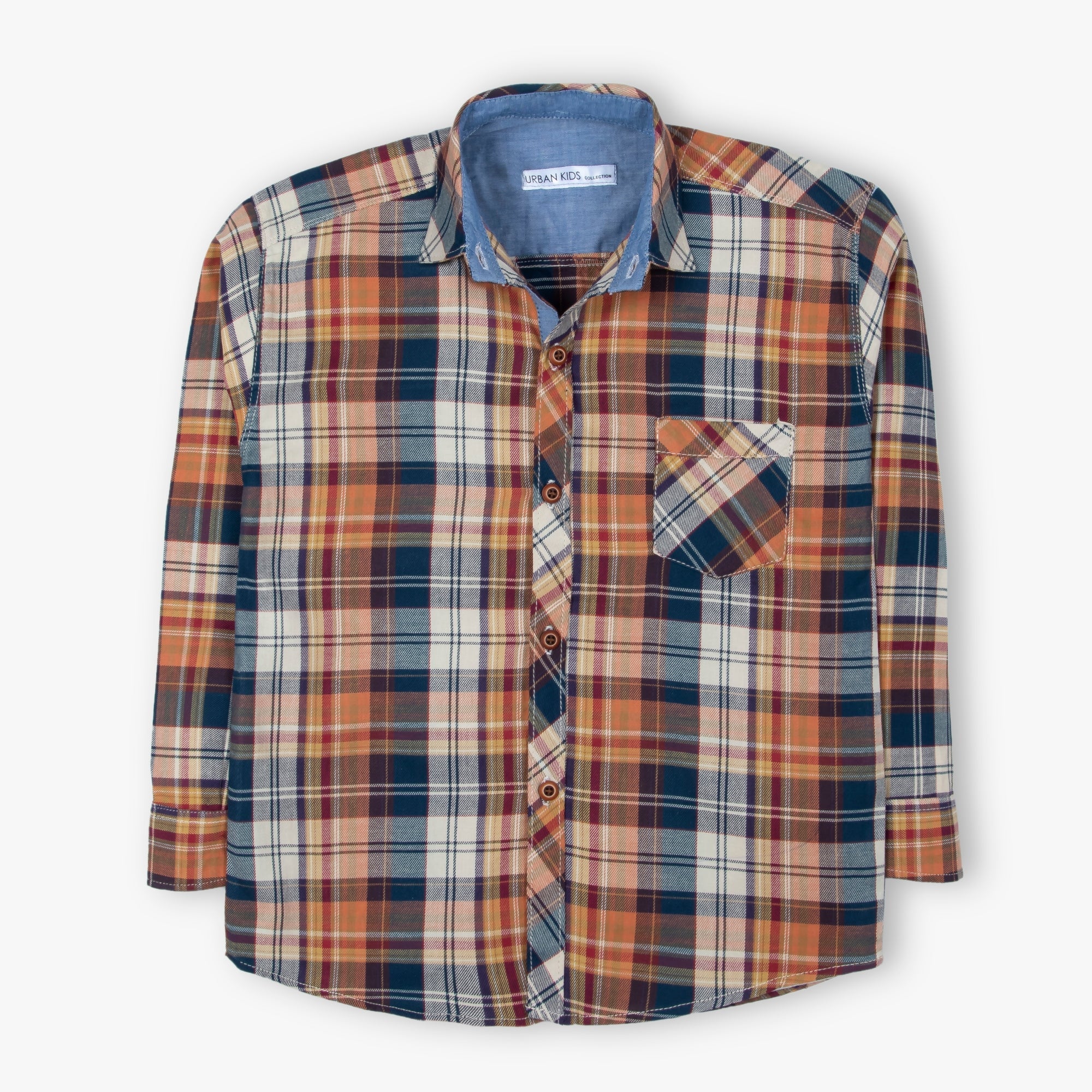 Multi Plaid Check shirt