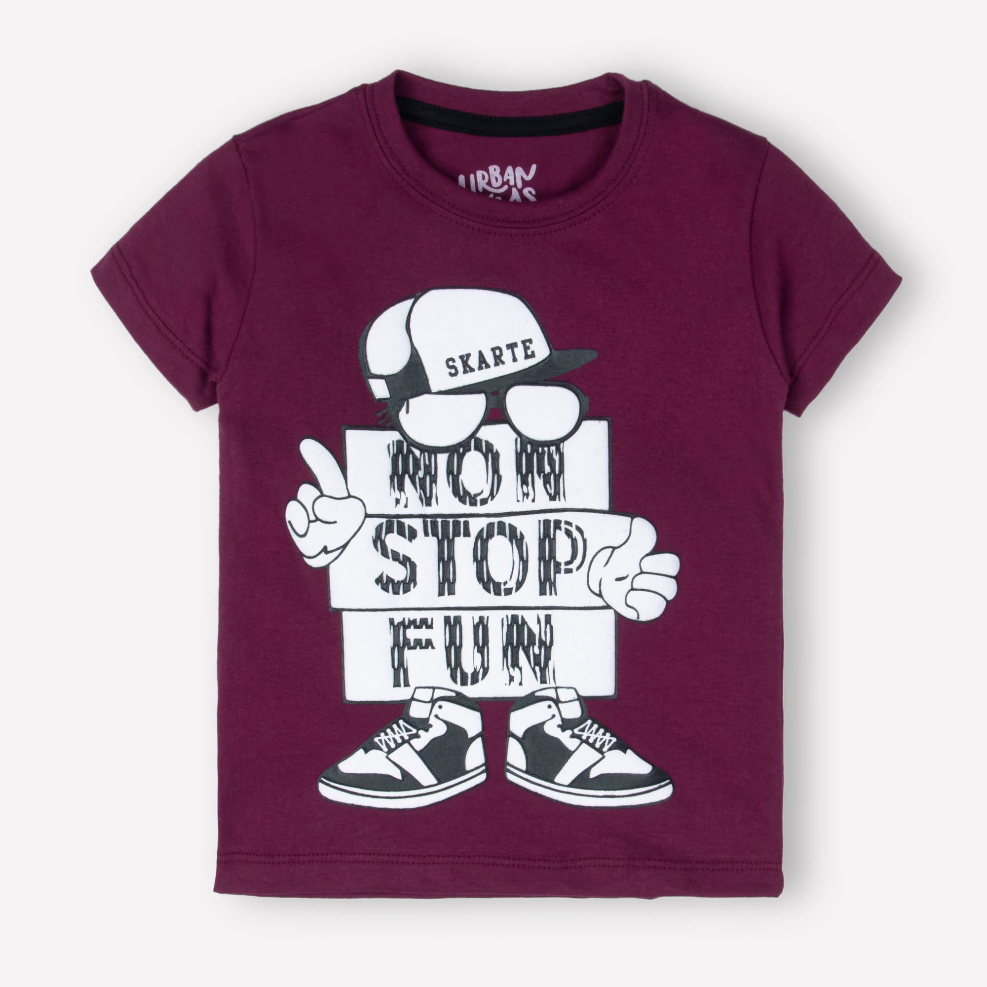 Purple Fun-Stop T-shirt