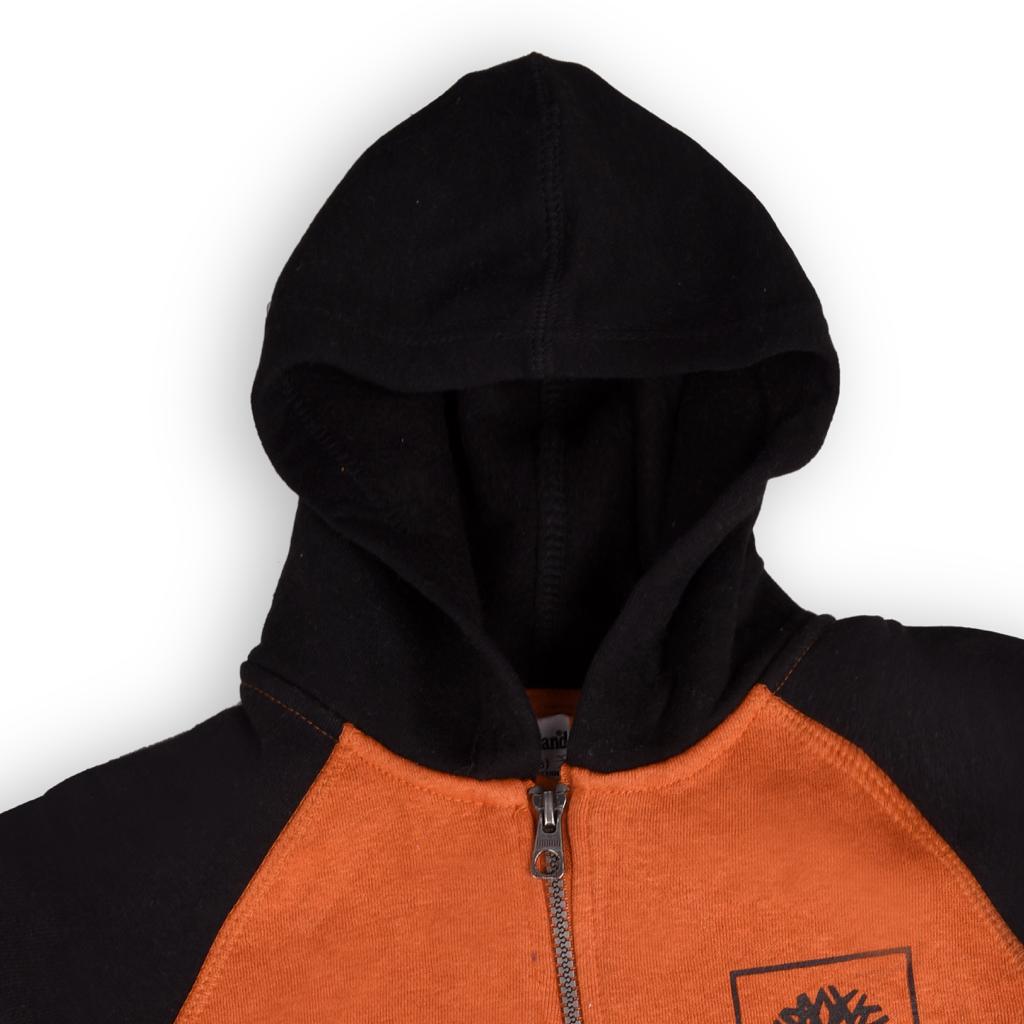 Orange & Black Boys' Hoodie