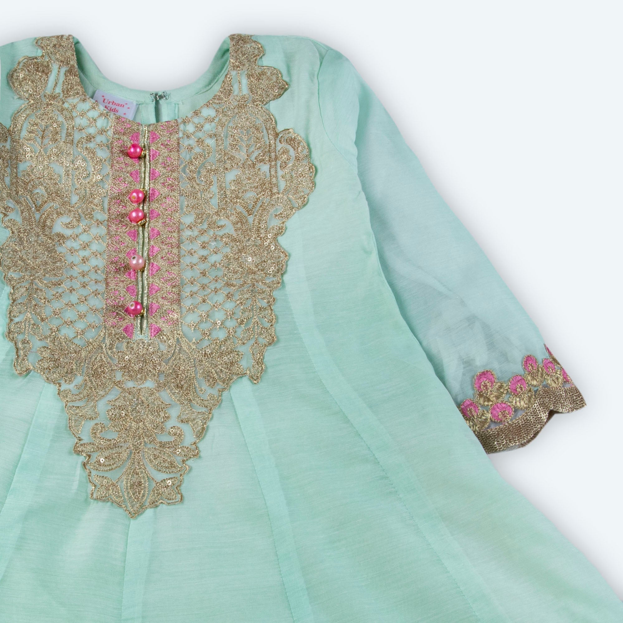 Summer Green Sheen Kurti