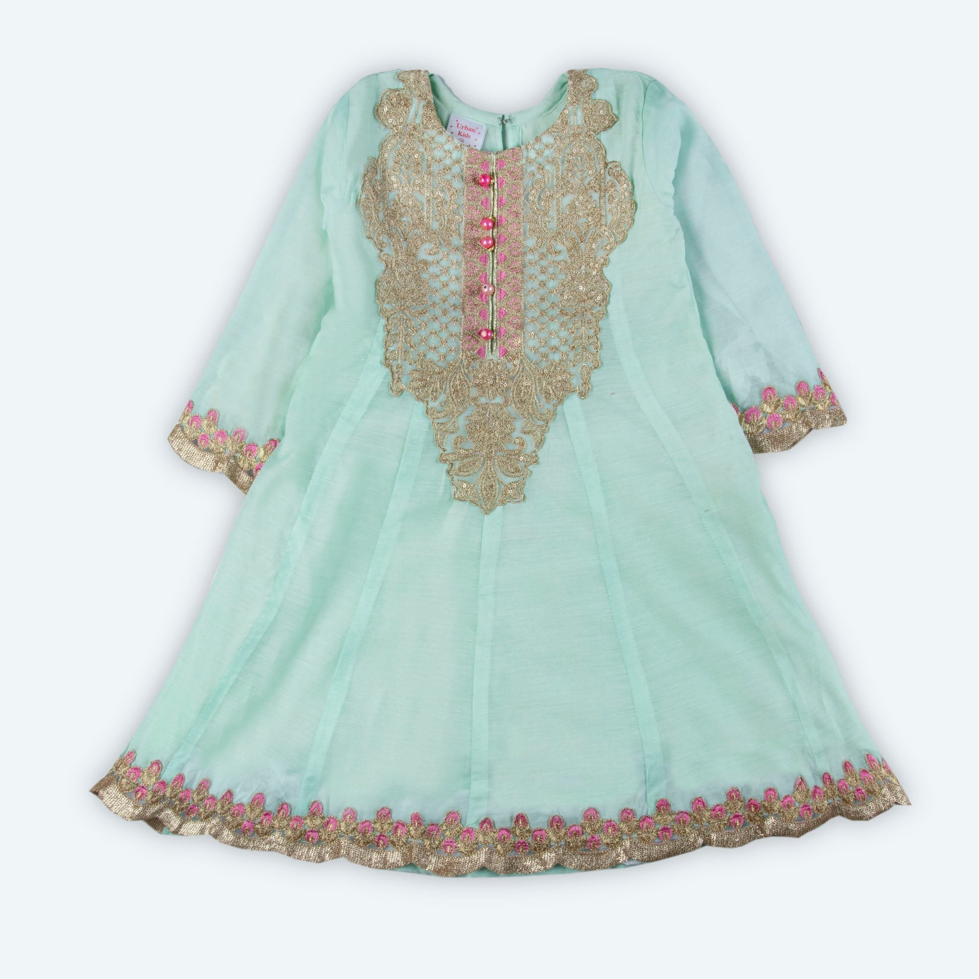 Summer Green Sheen Kurti