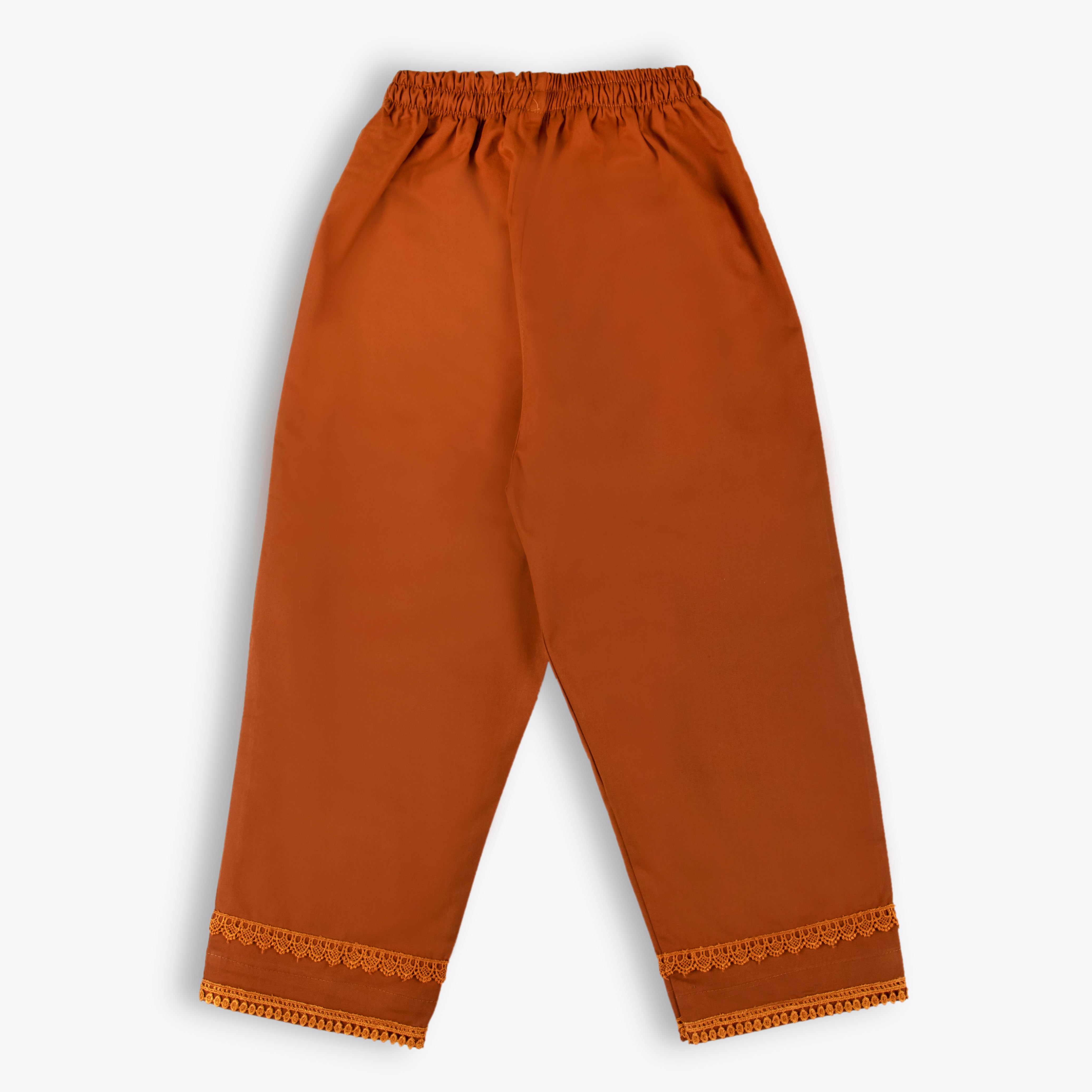 Mustard Cotton Trousers