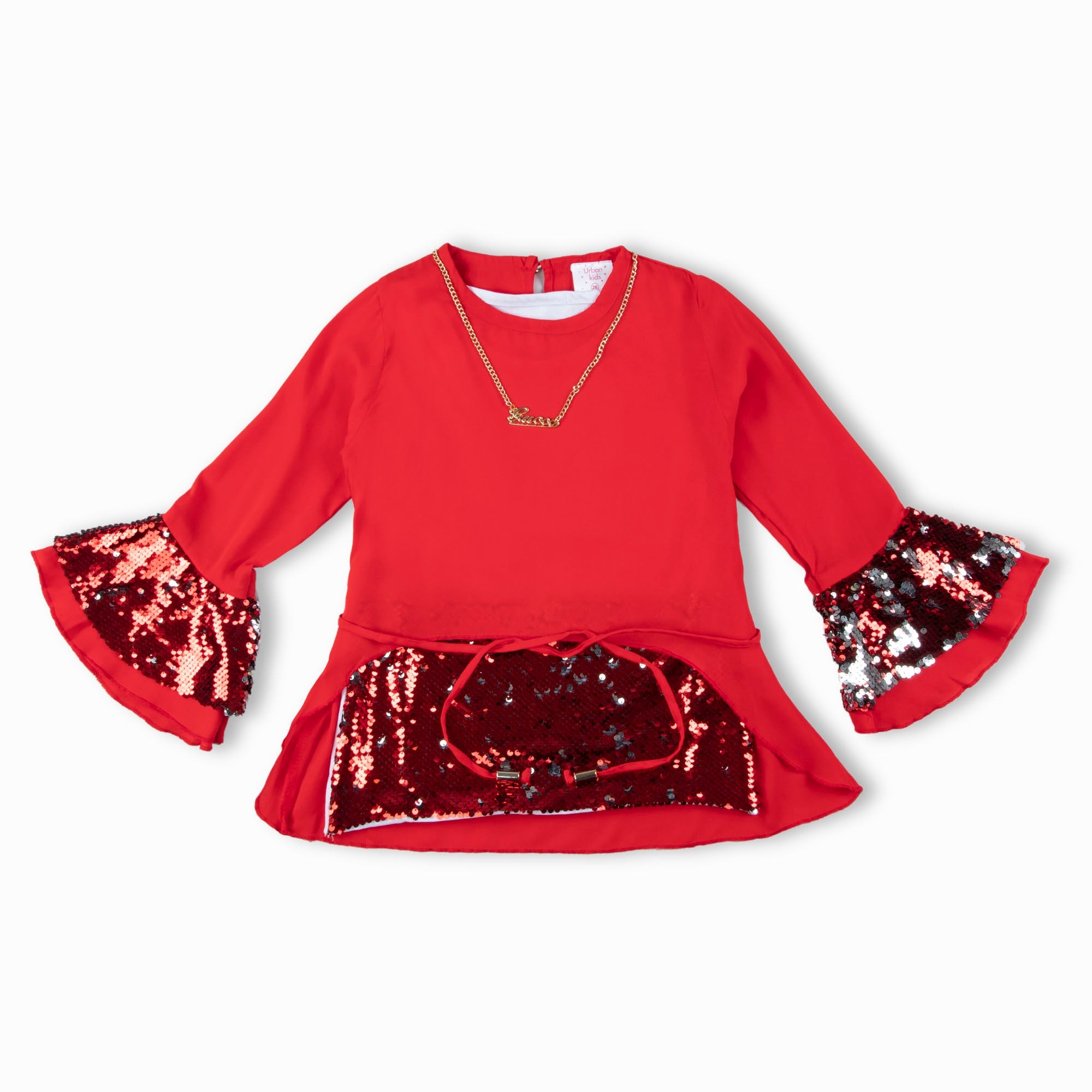 Cherry Sequins Top