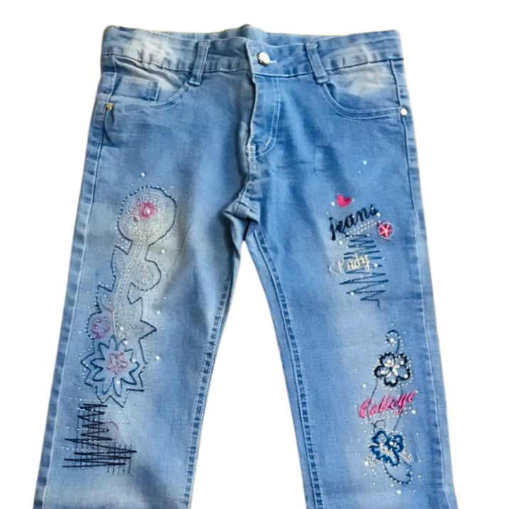 Light-Blue Girls' Jeans