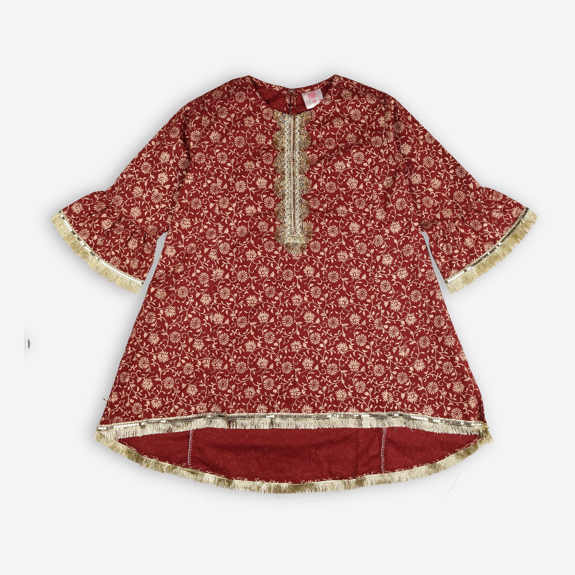 Summer Maroon Kurti