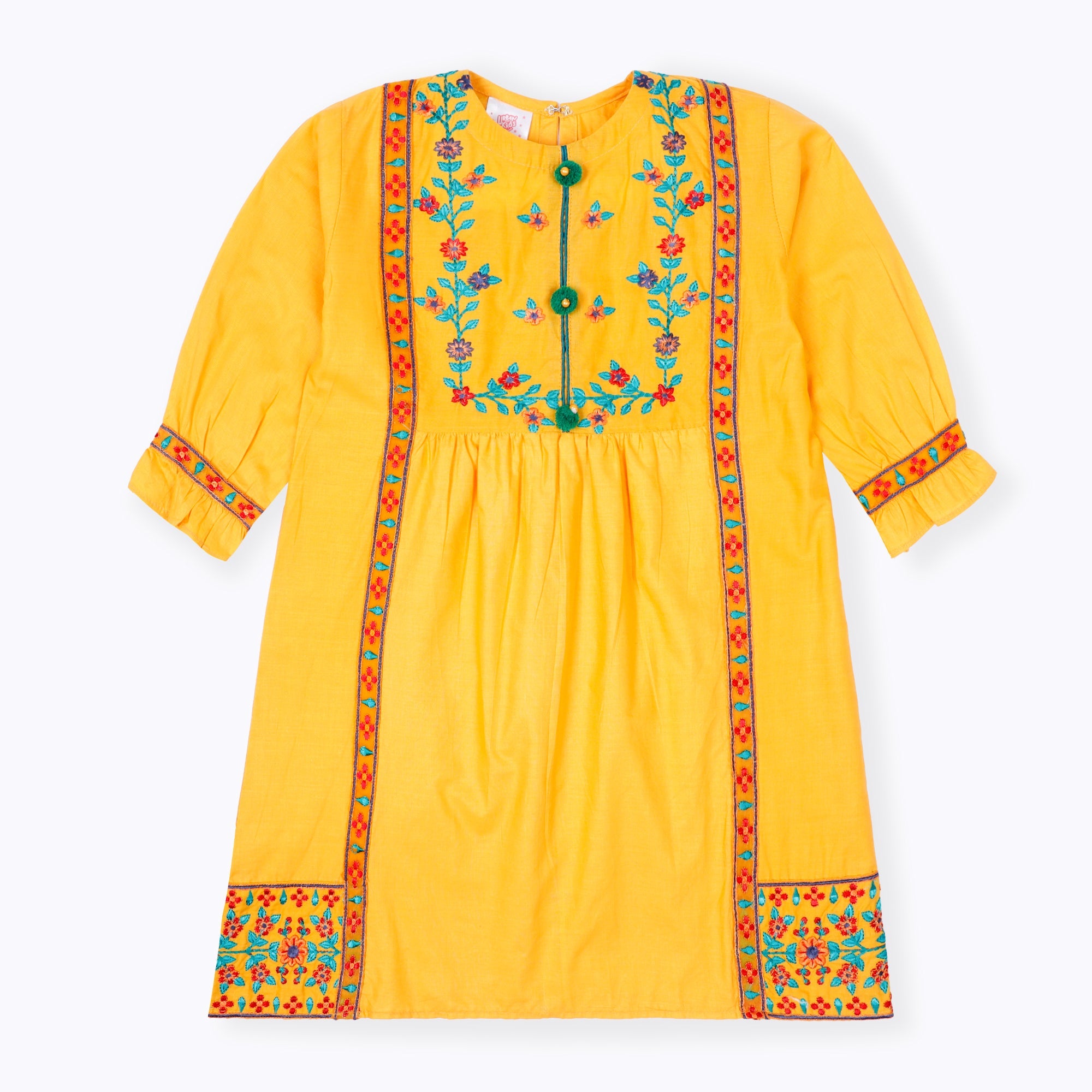 Yellow Girl Kurti