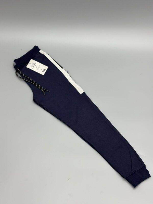 Men's Trouser - Navy With Grey Panel