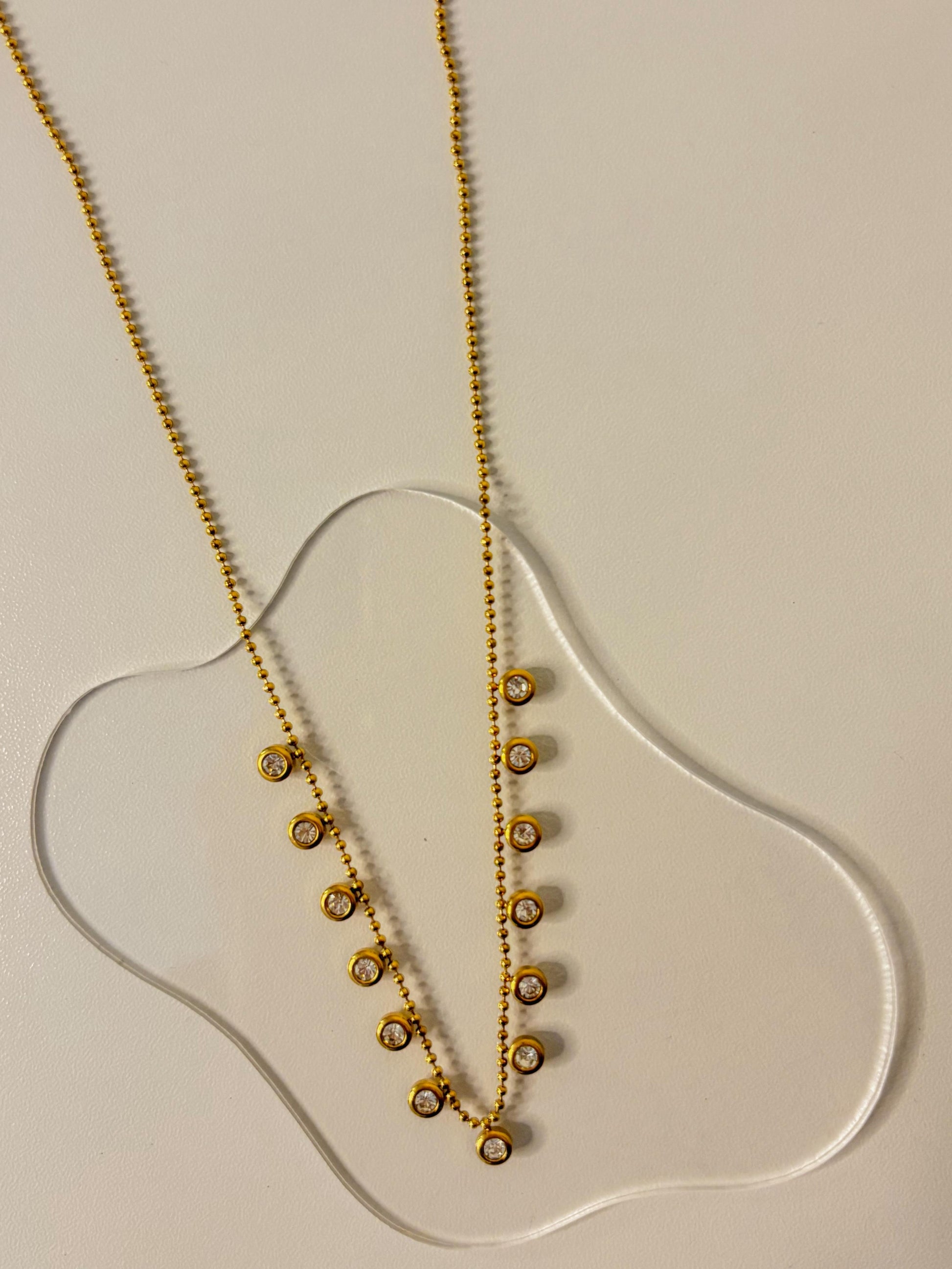 Lumière Mini Zarcon Beads Necklace