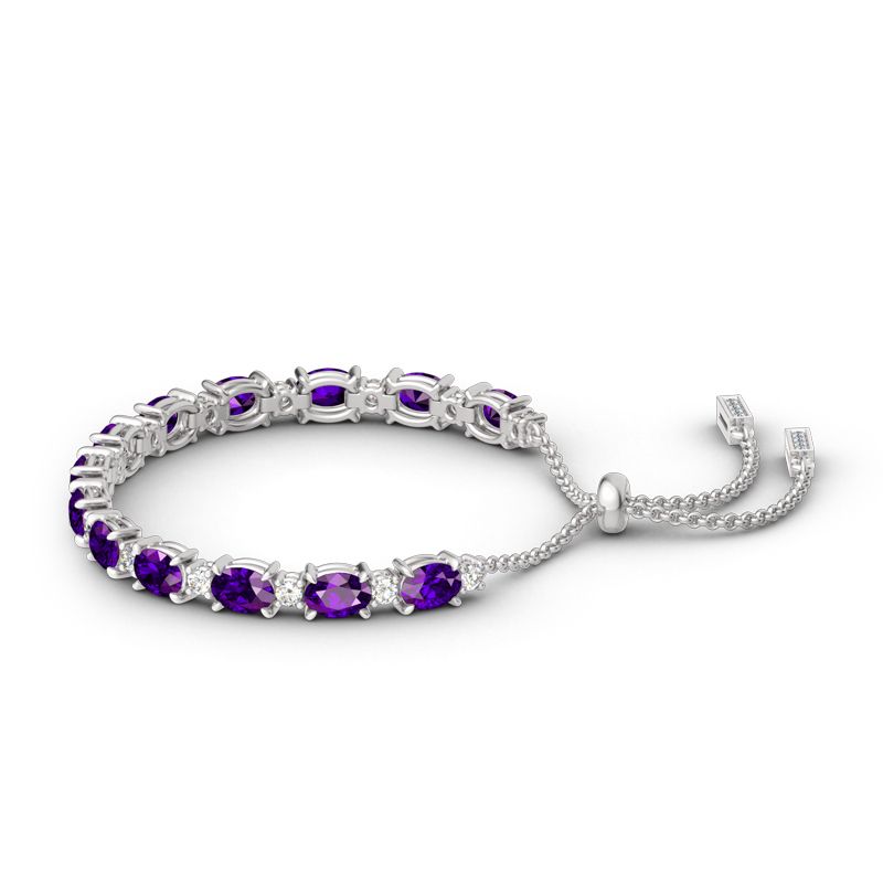 Elegent Purple stone adjustable Bracelet