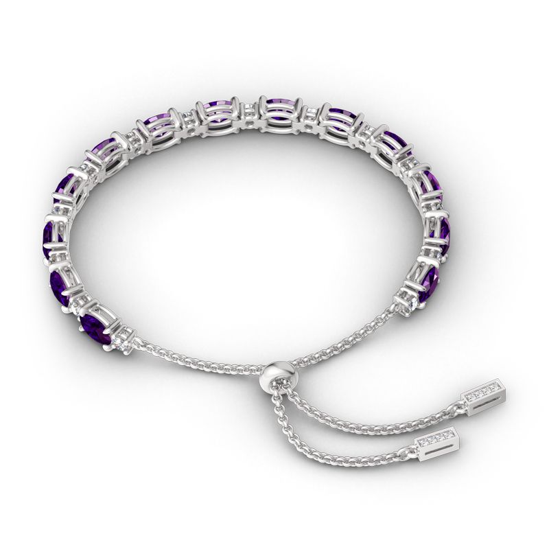 Elegent Purple stone adjustable Bracelet