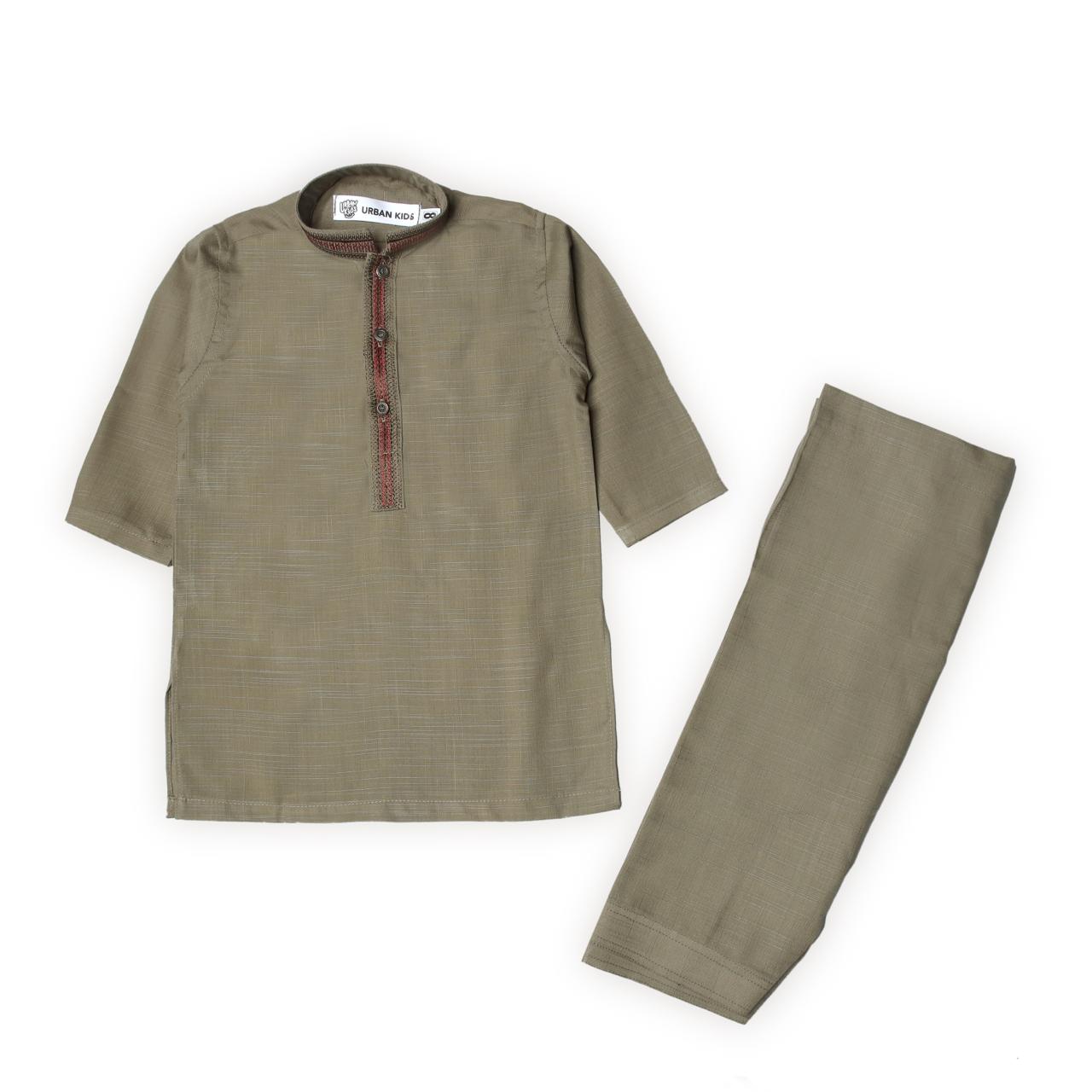 GREEN BOY KURTA SUIT