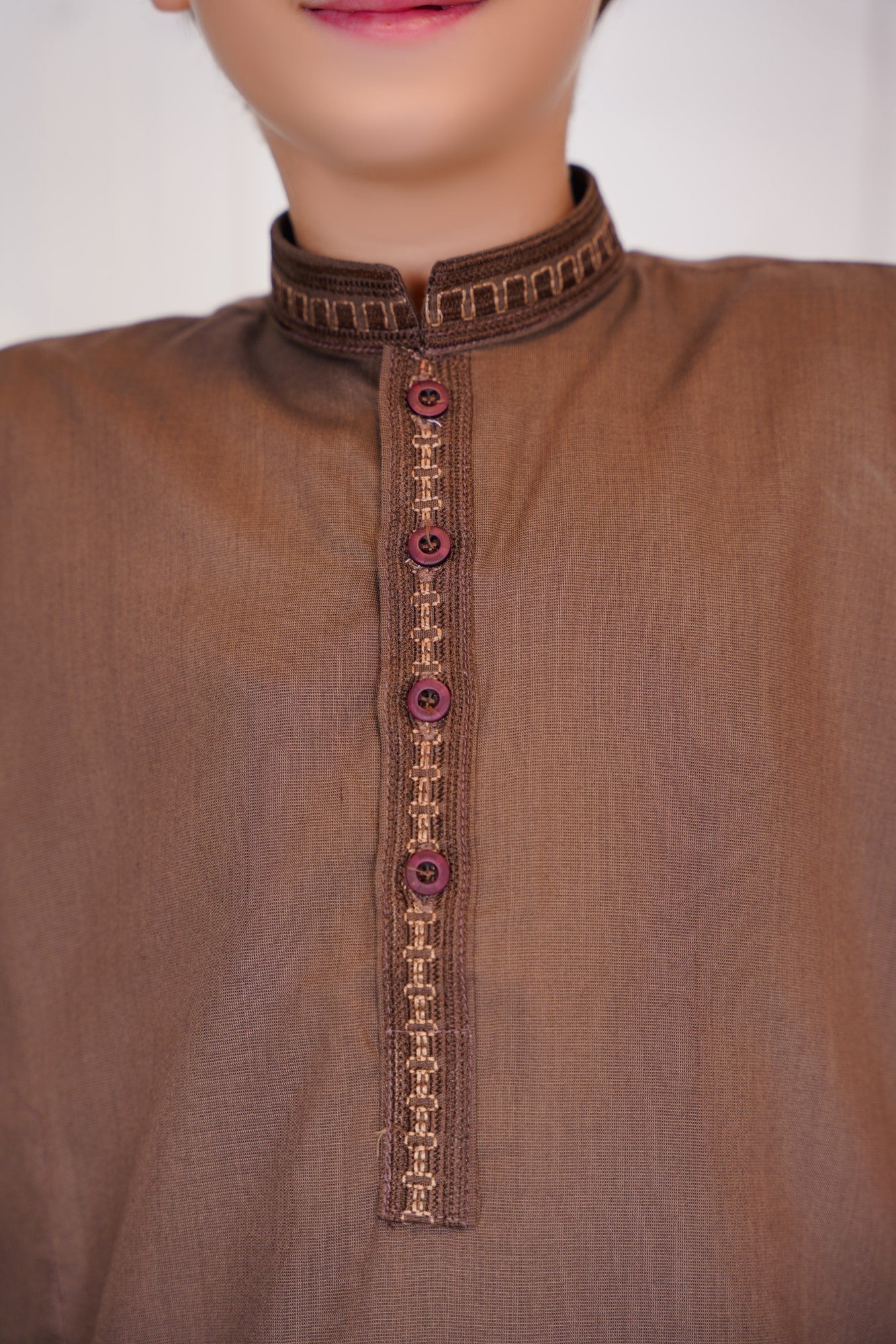 Caramel shalwar suit