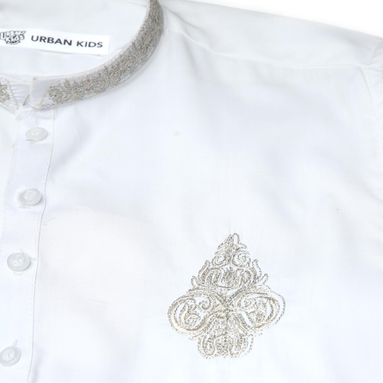 BOYS WHITE KURTA SHALWAR