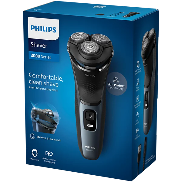 Philips Shaver For Men Series 3000 - Electric Shaver