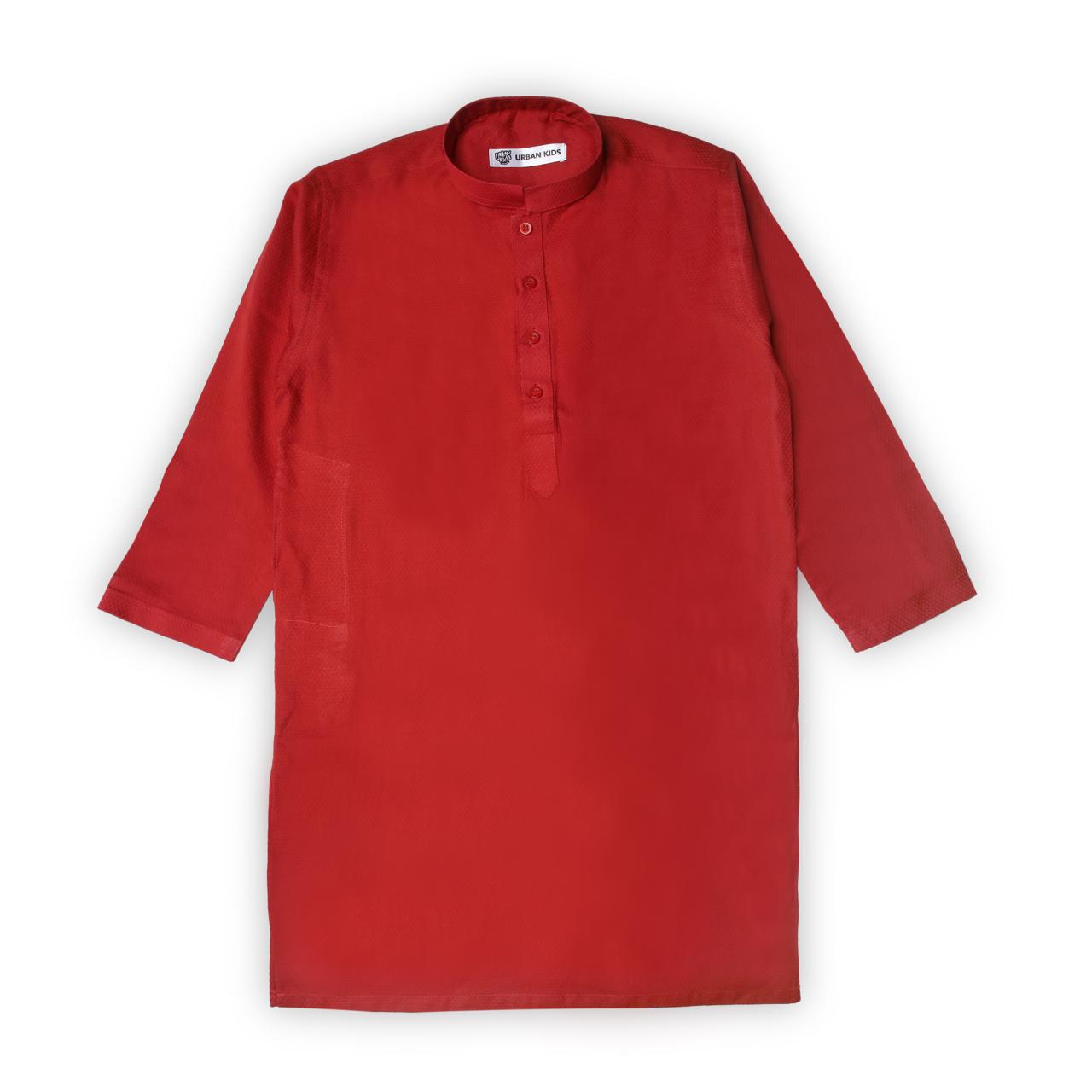 Boy's Red Kurta