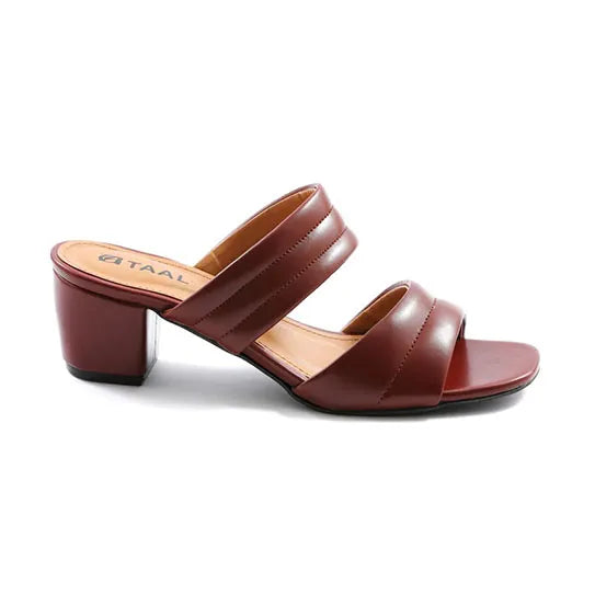 Ostana Brown Heeled Sleeper for Women