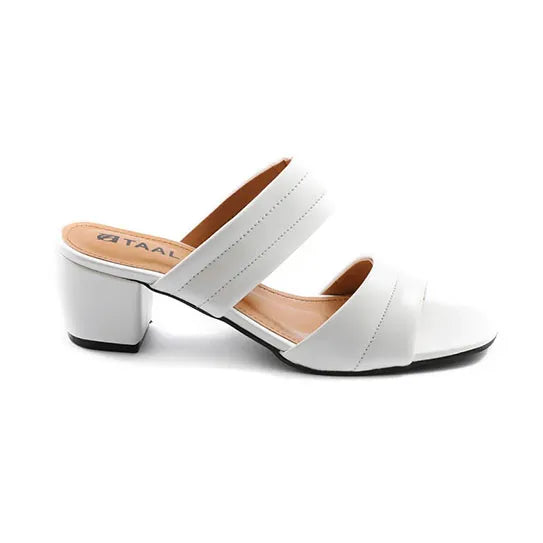 Ostana White Heeled Sleeper for Women