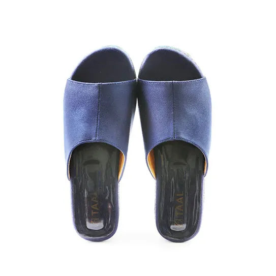 Sora Blue wedge Slippers