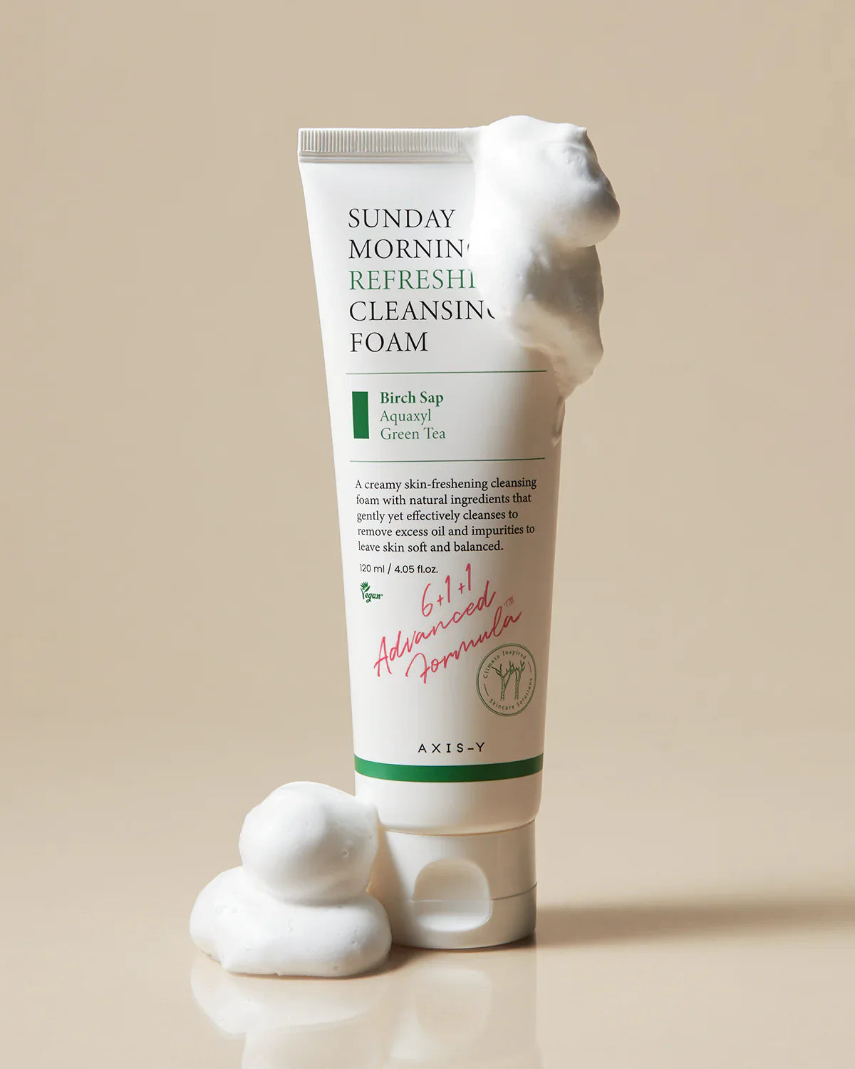 Axis-Y Sunday Morning Refreshing Cleansing Foam 120ml