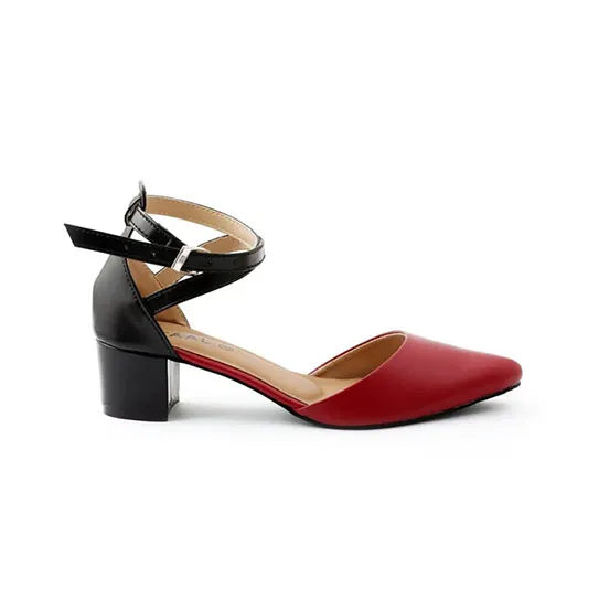 TAAL Elblag Heeled Sandals Maroon