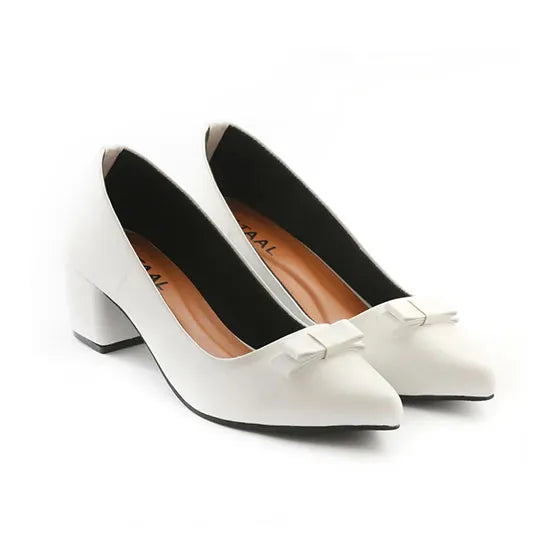 TAAL Opole Heeled Pumps White