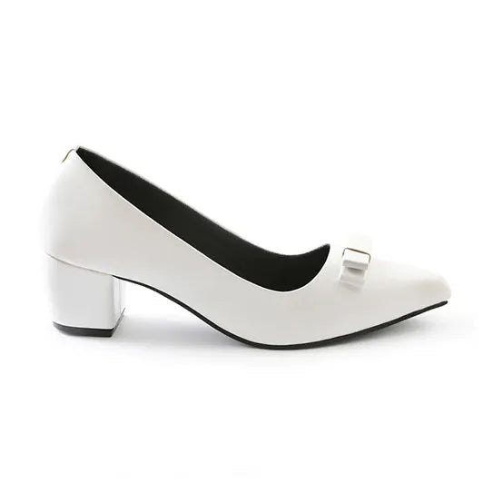 TAAL Opole Heeled Pumps White