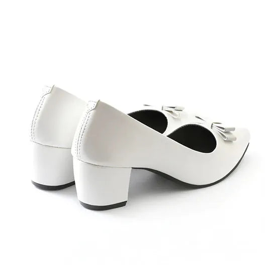 TAAL Opole Heeled Pumps White