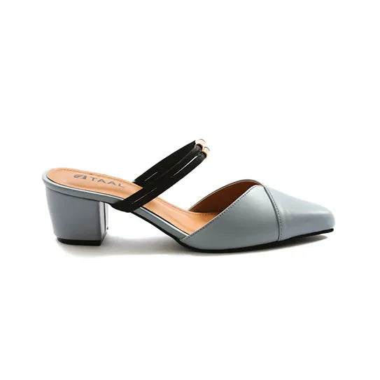 TAAL Viana Heeled Mules Sky Blue