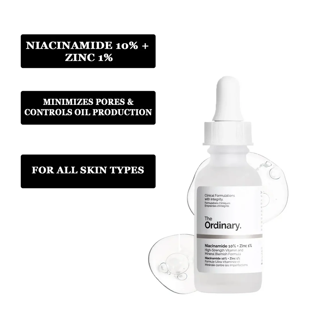 The Ordinary Niacinamide 10% + Zinc 1% face serum 30ml
