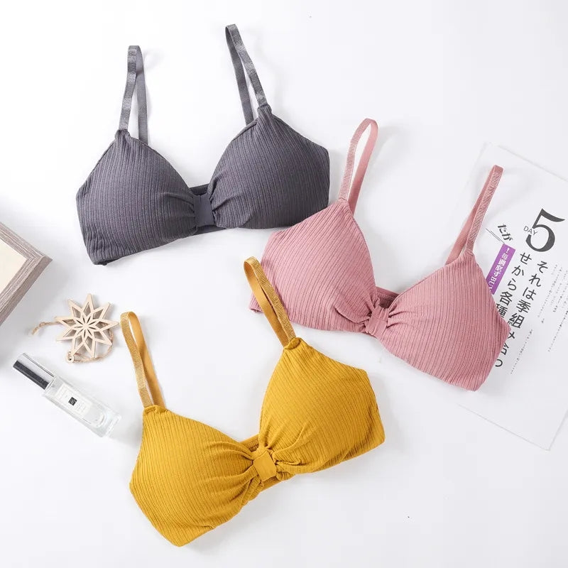 SOFT PADED PUSH-UP WIREFREE MID CUT STYLE BRA