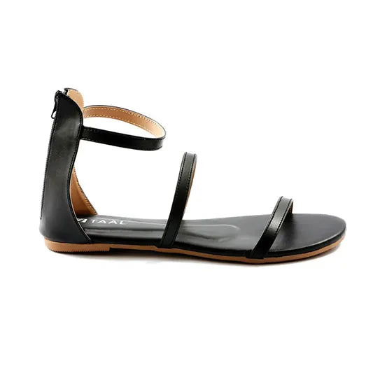 Zetrip Black Casual Sandals