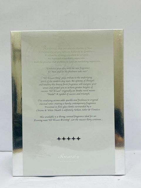 Al Wisam By Rasasi Eud De Perfum For Men Perfume 100ml - Khayest