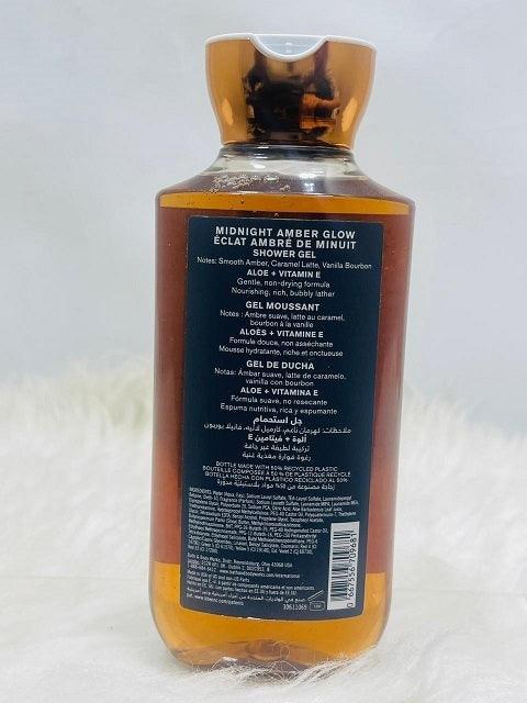 Bath and Body Works Midnight amber glow Shower Gel 236ml - Khayest