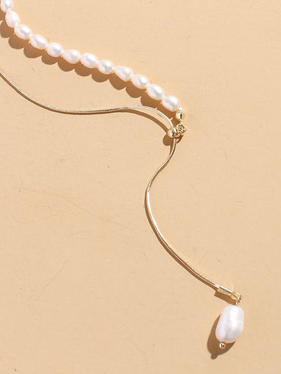 Multistyle Fresh Water Pearl Necklace ( 4 in 1 )