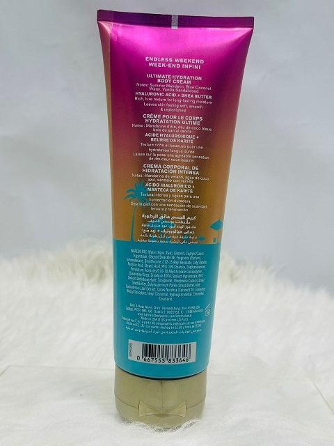 Endless Weekend UltiMate Hydrating Body Cream By Bath & Body Works 226g - Khayest