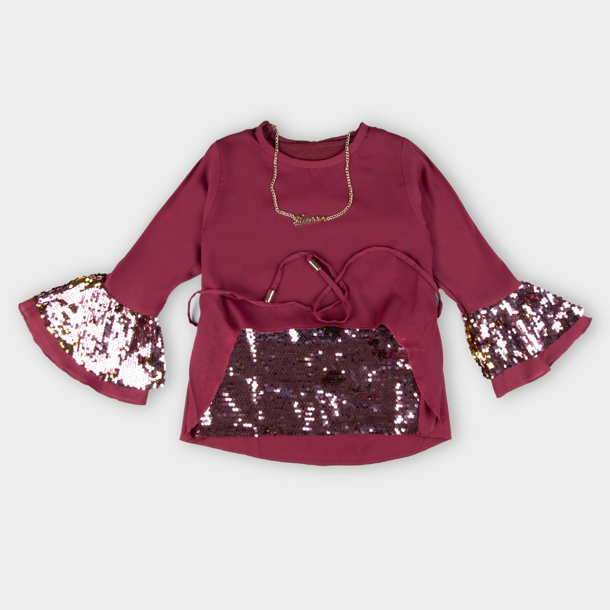 Jorjat Maroon Top